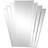 Melody Maison Large Art Deco Fan Frameless Transparent Wall Mirror 70x75cm