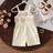 Shein Summer New Baby Girl Casual Vacation Style Strap Romper