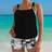 Shein Beachwear & Resort Swimwear Set - Spaghetti Strap Tankini - Spring/Summer