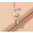 Shein Stainless Steel Natural Shell Teardrop Navel Piercing - Plum Blossom
