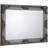 Julian Bowen Rococo Pewter Wall Mirror 110x80cm