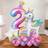 Shein Unicorn 2nd Birthday Balloon 54pcs