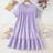 Shein Tween Girl Textured Fabric Casual & Vacation Loose Dress - Summer