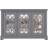 GFW Honiton Narrow Grey Sideboard 116.1x74.4cm