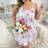 Shein Plus Size Women Floral Print Ruffle Trim Camisole - Nightgown