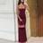 Shein Women Solid Slit Bodycon Backless Sexy Elegant Dress Night Out - Summer