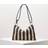 Shein Contrast Color Striped Woven Shoulder Bag - Must Haves
