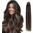 Shein Tape In Hair Extensions 50g 20pcs Black To Chestnut Brown