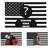 Shein Customizable Black American Flag 1pc