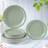 Shein Sage Green Disposable Paper Plates 7/9 Inch