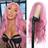Shein Hot Pink Wig 26 Long Hot Fiber