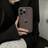 Shein Luxury Cute 3D Golden Heart Soft Phone Case for iPhones Brown