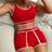 Shein Yoga Women Color Block Simple Lingerie Set - Sports Bra & Panty Set