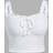 Shein Plus Size Romantic White Semi-Sheer Ruffle Trim Camisole - Summer Holiday