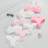 Shein Tween Girls Floral Lace Trim Camisole And Panties Underwear Set - White/Pink