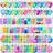 Shein Pop Fidget Keychain Stress Relief Set 50pcs
