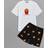 Shein Men Slogan Cartoon Graphic Tee and Shorts PJ Set