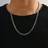 Shein Cut Miami Boy Cuban Link Chain Necklace - Silver