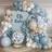 Shein Blue Balloons Garland Arch Kit 112pcs
