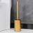 Shein Stainless Steel Gold Toilet Brush And Holder Set