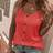 Shein Plus Size Women Button Front Relaxed Casual Cami Tank Top