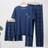 Shein 3 Pcs Men's Lightweight Pajama Set - Summer Plaid