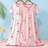 Shein Girl Pajamas Set Flamingo Print - Lightweight