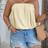 Shein Plus Size Ladies Solid Fold Pleated Casual Tube Top - Summer Clothes