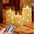 Shein 3 Pcs Flameless Candles With Remote And Timer, LED Candles With Embedded Star String Lights, Unbreakable 3D Wick Acrylic Battery Powered Pillar Candles, For Romantic Ambiance And Home Decor Ivory LED Candle 15.2cm 3pcs