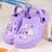 Shein EVA Waterproof Pearl Accessories Outdoor Children Hole Shoes - Pearl