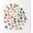 Shein Mini Flower Hair Claw Clips 30/50 Pack - Assorted Colors