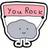 Shein Cartoon Cute Stone Enamel Pin You Rock - Custom Decorative Brooches