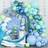 Shein Balloon Arch Kit 108pcs Light Blue