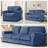 Shein Velvet Stretch Slipcover With Cushion 1/2/3 Loose Sofa Cover