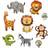 Shein Large Jungle Animal Foil Balloons 90cm