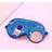 Shein Blue Satin Space Element Printed Sleep Eye Mask