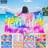 Shein Customized Text Name Printed Microfiber Beach 1pc Towel