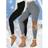 Shein Women's Solid Color Daily Casual Warm High Waist Leggings - Winter Warm Thick