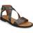 Angulus Flat Sandal Med Spænde Dam - Platta