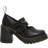 Dr. Martens Eviee Sendal Leather Heeled Shoes - Black