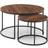 Julian Bowen Bellini Walnut Nesting Table 80cm 2pcs