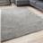 THE RUGS Myshaggy Collection Grey 80x150cm