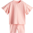H&M Baby Rosa 2-delat set bomullstrikå