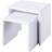 Julian Bowen Manhattan White Nesting Table 40x50cm 2pcs