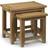 Julian Bowen Astoria Waxed Oak Nesting Table 38x56cm 2pcs