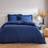 Dunelm Briona Frilled Edge Duvet Cover Blue (200x135cm)
