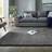 Dunelm Cosy Shaggy Grey 240x340cm