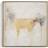 Dunelm Minimal Luxe Metallic Gold Framed Art 40x70cm