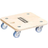Wagner Transport dolly made of multiplex panel, square, pack of 2, wheels with TPR tyres (soft)