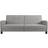 Dorel Boston Linen Bed Grey Sofa 201.9cm 3 Seater